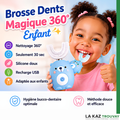 🦷 Brosse Dents Magique 360° Enfant™ Le brossage devient enfin un jeu