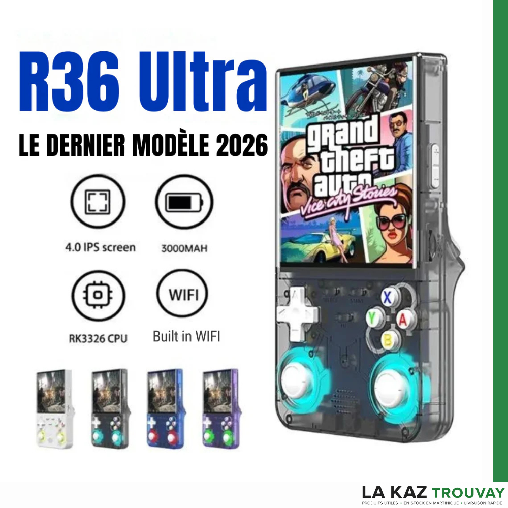 Game console Portable R36 Ultra™ +20 000 de jeux dans votre poche inclus