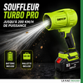 NEWS 2026 - Souffleur Turbo Pro™ Sans Fil – Ultra Puissant, Batterie Incluse & Mallette Offerte