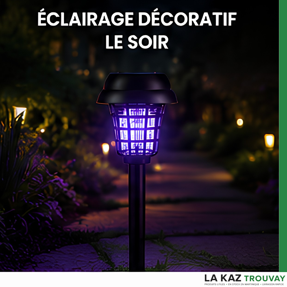 Lampe Solaire Anti-Moustiques – Profitez Enfin de Vos Soirées Sans Insectes