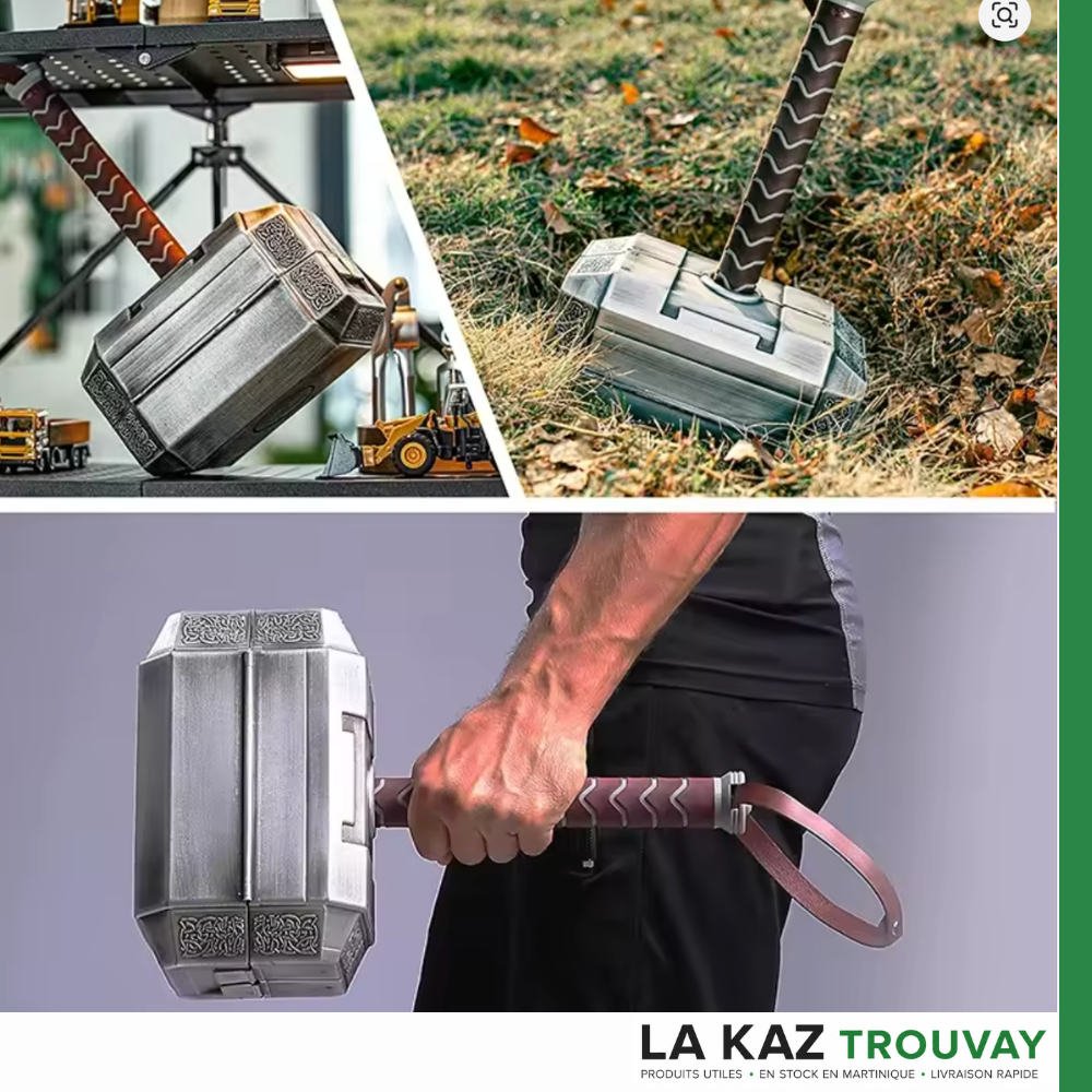Marteau de Thor™ 13-en-1 – La Boîte à Outils Cachée qui Impressionne Tout le Monde