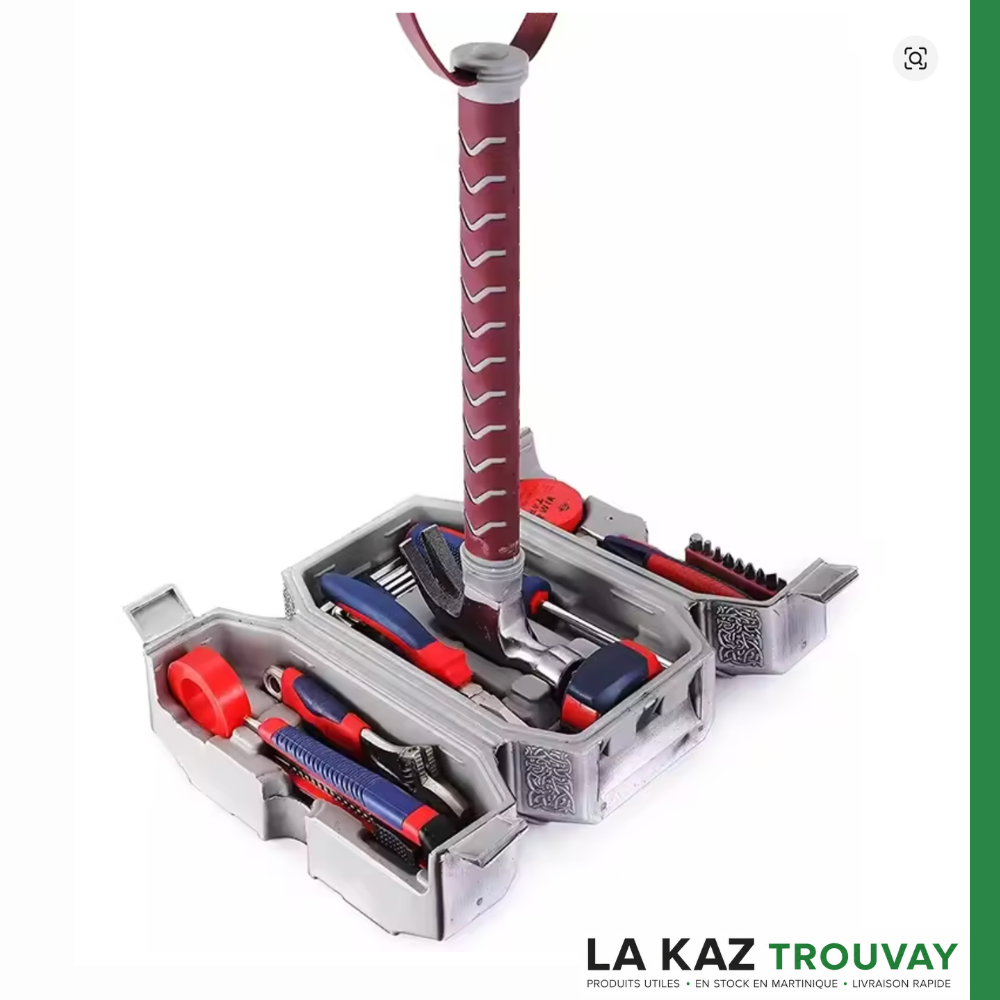Marteau de Thor™ 13-en-1 – La Boîte à Outils Cachée qui Impressionne Tout le Monde